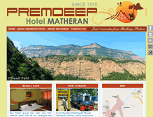 Tablet Screenshot of premdeephotel.com